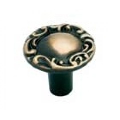 (AM643-AE) 1 1/16" Allison™ Value Hardware Round Floral Edge Knob, Antique English ** CALL STORE FOR AVAILABILITY AND TO PLACE ORDER ** (AM643-AE) 1 1/16" Allison™ Value Hardware Round Floral Edge Knob, Antique English ** CALL STORE FOR AVAILABILITY AND TO PLACE ORDER **